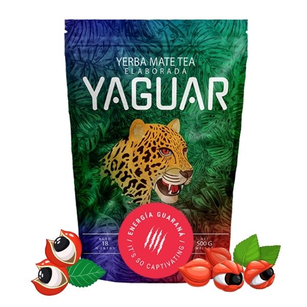 Yerba Mate Yaguar Energia Guarana 500g - yerbafun.nl