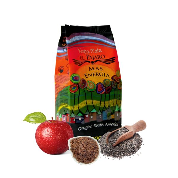 Yerba Mate El Pajaro Mas Energia 400g