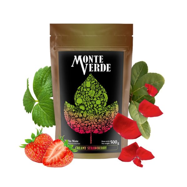 Yerba Mate Monte Verde Creamy Strawberry 500g