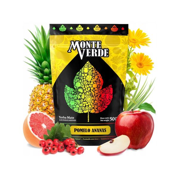 Yerba Mate Monte Verde Pomelo Ananas 500g