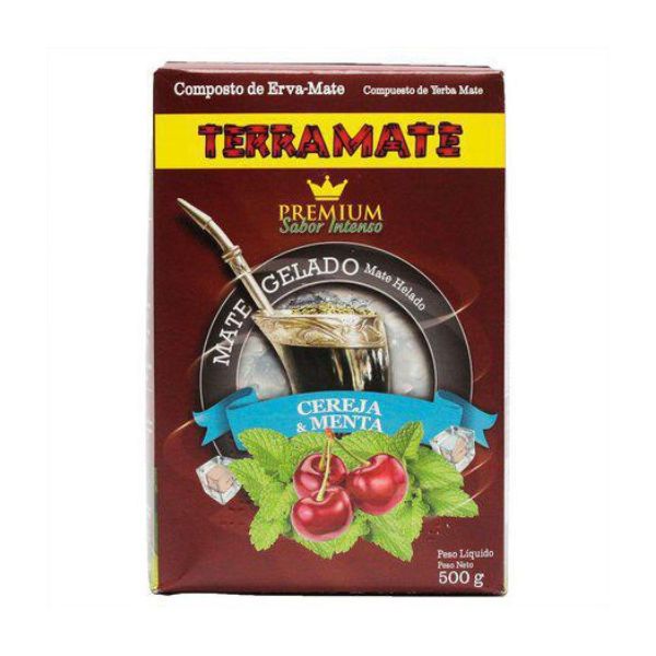 Yerba Mate Terramate Premium Cherry Mint 500g - yerbafun.nl