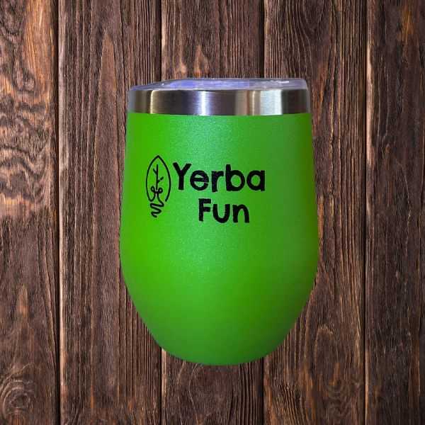 thermal cup green - yerbafun.nl